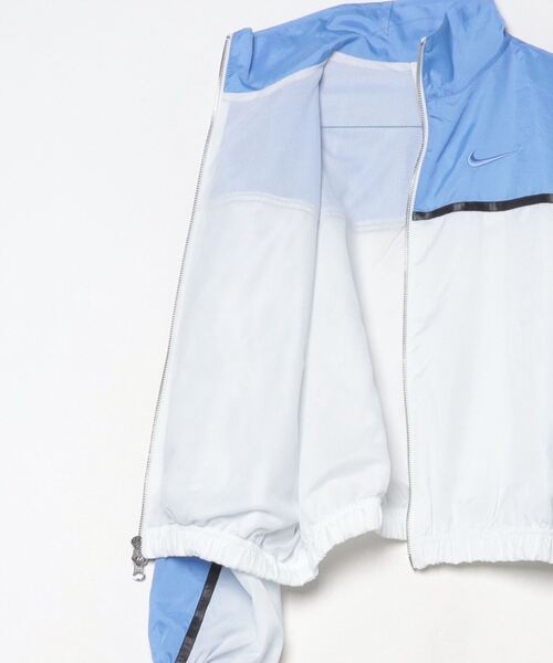 NIKE ナイキ ウィメンズ NSW STMNT ジャケット ブルゾン NIKE AS W NSW NK WR POLY KNIT JKT BLACK/WHITE（ナイキ