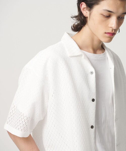 monkey time BEAUTY＆YOUTH UNITED ARROWS シャツ 半袖 アイレット