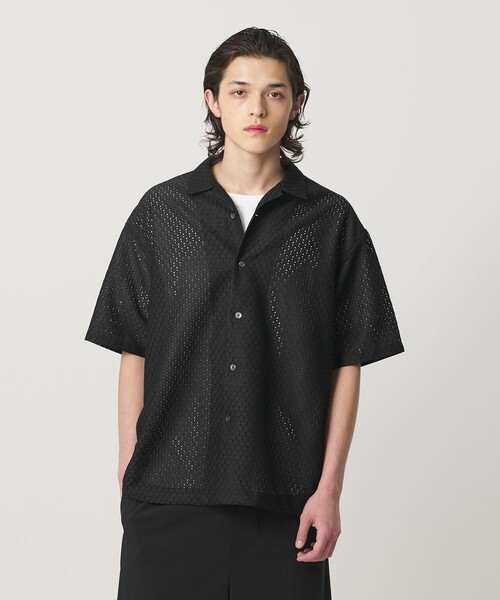 monkey time BEAUTY＆YOUTH UNITED ARROWS シャツ 半袖 アイレット