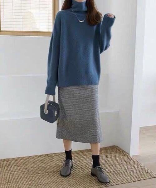 「Doula Doula」 タートルネックニット FREE ブラウン レディース_画像6