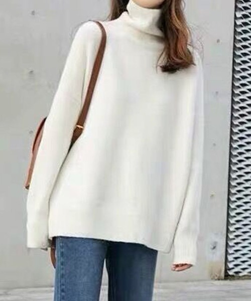 「Doula Doula」 タートルネックニット FREE ブラウン レディース_画像7