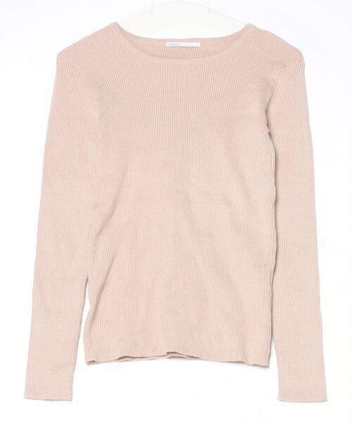 FREAK'S STORE（フリークスストア） 長袖ニット フリ- ベージュ