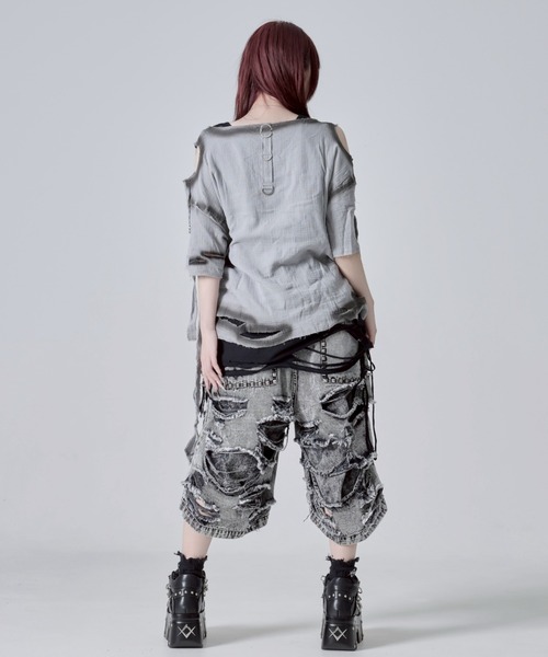 【お得！】REFLEM 2点セット REFLEM tシャツ 「REFLEM/レフレム」ダブルガーゼダメージ