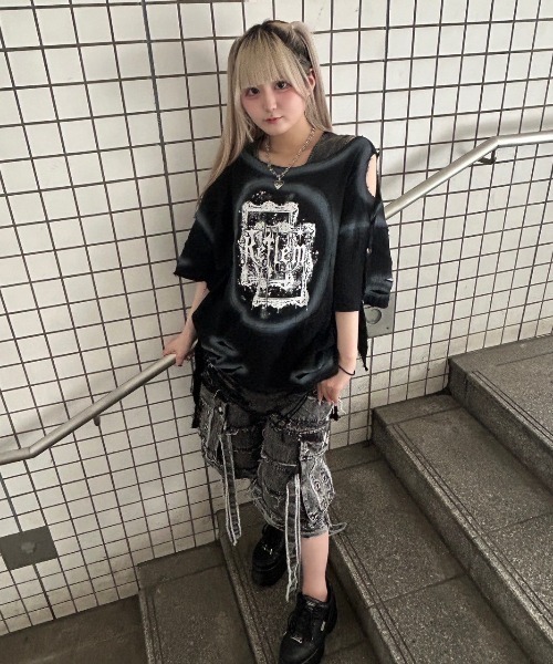 REFLEM tシャツ 「REFLEM/レフレム」ダブルガーゼダメージ