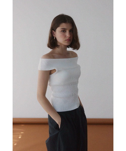 アリシアスタン　オフショル ALEXIA STAM tシャツ Off The Shoulder Knit Top /オフショル