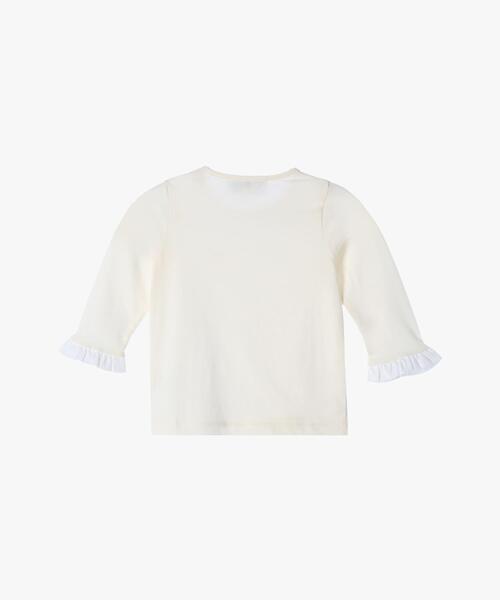 agnes b.（アニエスベー） tシャツ ベビー コットン フリル 長袖