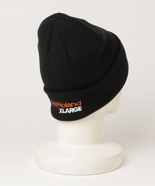 XLARGE ニット帽 ニットキャップ XLARGE×ROLAND BEANIE メンズ
