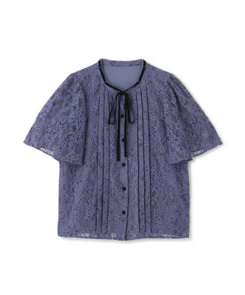 「PROPORTION BODY DRESSING」 半袖ブラウス MEDIUM ブルー レディース