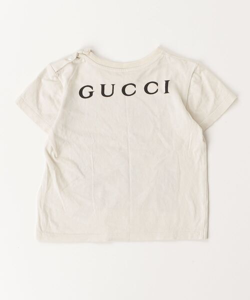 GUCCI　キッズ　半袖 GUCCI 「GUCCI」 「KIDS」半袖Tシャツ 18/24m ベージュ キッズ