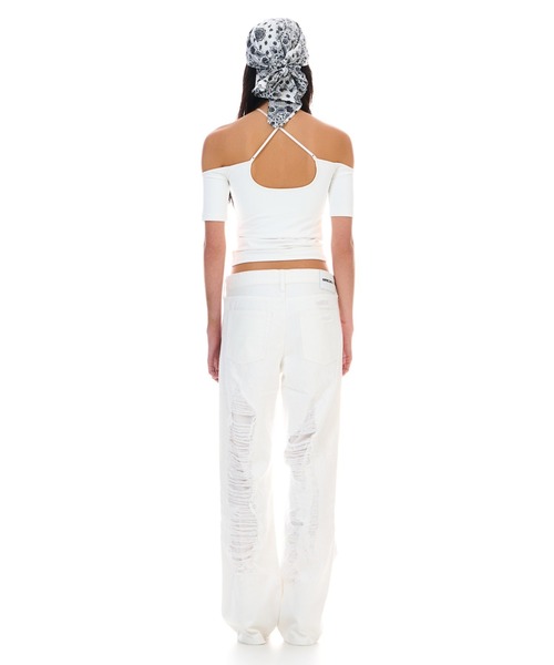 BEEDEN ジーンズ デニム デニムパンツ OVER CRUSH SEMI LOOSE DENIM