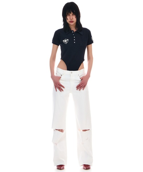 beedenデニム METAL EYELET SEMI LOOSE DENIM – BEEDEN