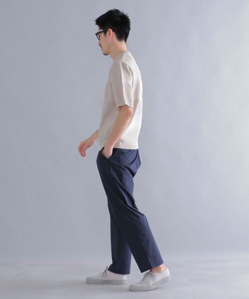 「SHIPS」 半袖ニット LARGE ベージュ メンズ