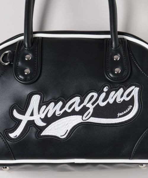 JEANASIS ショルダーバッグ バッグ ミニロゴボウリングBAG
