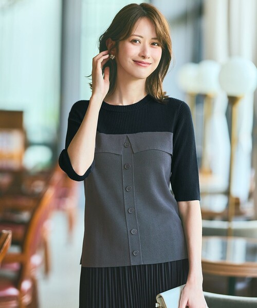 ANY SIS（エニィスィス） ニット セーター ビスチェ風 ニット