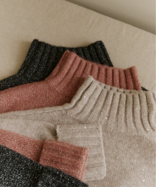 Olu.（オルドット） ニット セーター スパンコールタートルニット