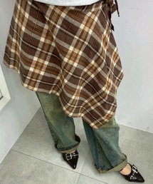 スカート WEGO/チェックラップスカート｜ZOZOTOWN Yahoo!店