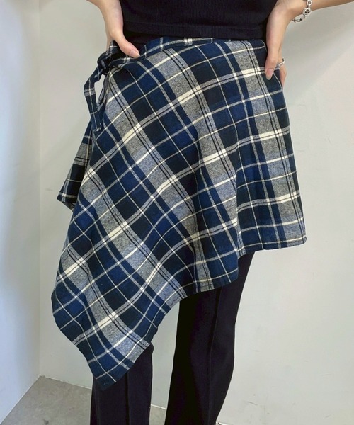 WEGO（ウィゴー） スカート WEGO/チェックラップスカート : ZOZOTOWN