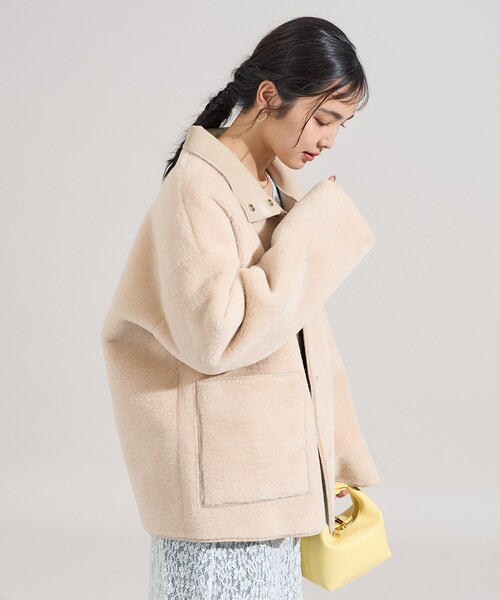 contena store ファーコート contena store fake fur coat - メルカリ