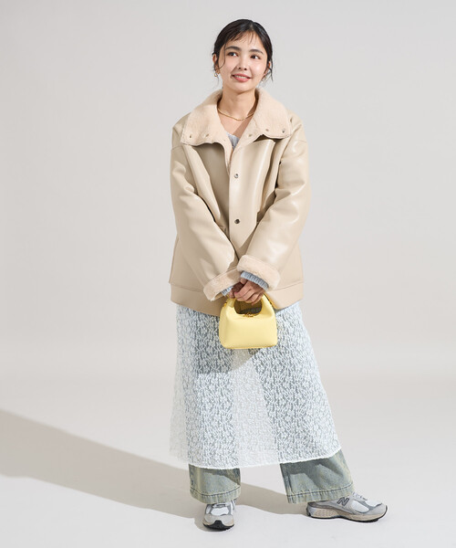 contena store ファーコート contena store ファーコート contena store fake fur coat