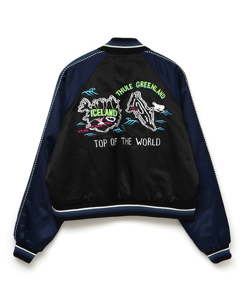 FACETASM ファセッタズム スカジャン ガウン スカガウン ブラック FACETASM スカジャン FACETASM/ファセッタズム THULE SOUVENIR