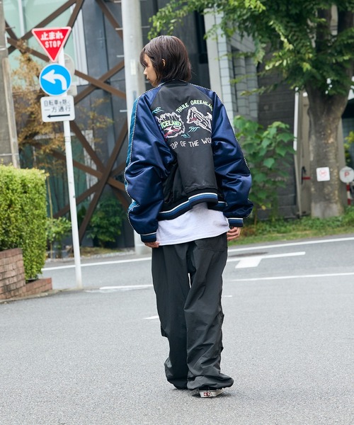 FACETASM ファセッタズム スカジャン ガウン スカガウン ブラック セール】FACETASM/ファセッタズム SOUVENIR JACKET スカジャン