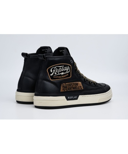 REPLAY（リプレイ） スニーカー カスタムパッチデザインハイカット