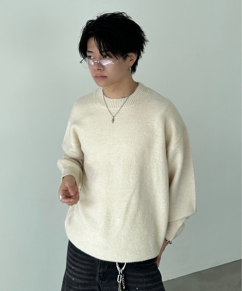 ADAMASTE セーター ニット soft touch crew neck knit - ソフトタッチ