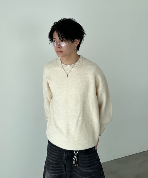 ADAMASTE セーター ニット Soft Touch Crew Neck Knit - ソフトタッチ