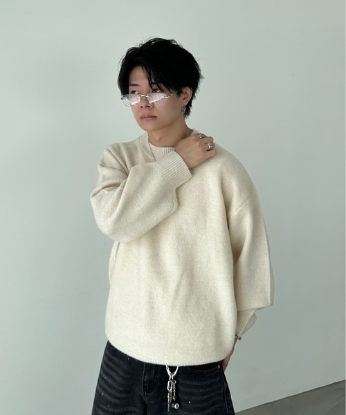 ADAMASTE セーター ニット soft touch crew neck knit - ソフトタッチ