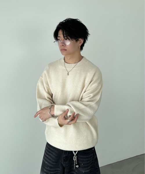 ADAMASTE セーター ニット Soft Touch Crew Neck Knit - ソフトタッチ