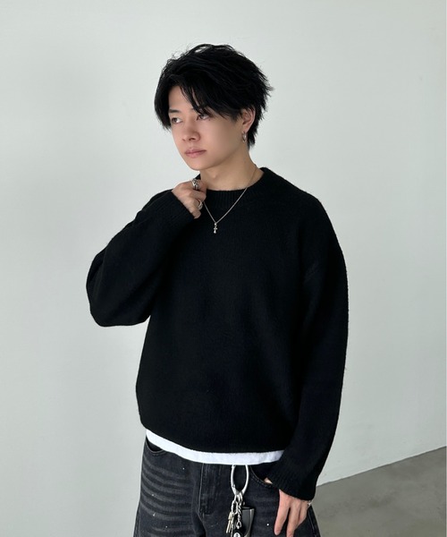 ADAMASTE セーター ニット Soft Touch Crew Neck Knit - ソフトタッチ