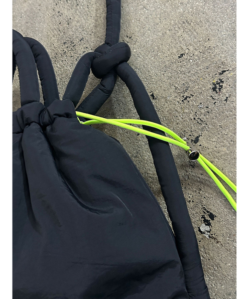 cheek ショルダーバッグ バッグ 「cheek」puff kinchaku 2WAY tote