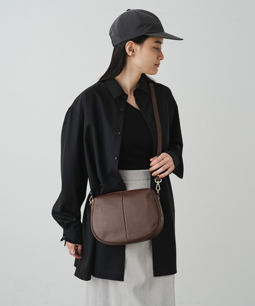 russet(ラシット) ショルダーバッグ - ダークブラウン×ライトブラウン  