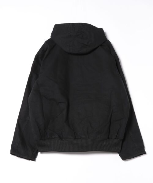 【カーハート】Carhartt タグ付き極美品　アクティブジャケット　キッズ　黒 80s 90s CARHARTT - Active Jacket native pattern black