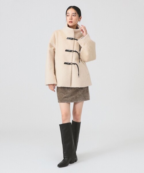 Ray BEAMS（レイ ビームス） コート アウター シャギー トグルボタン