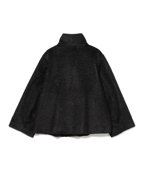 【Ray BEAMS】シャギー トグルボタン ハーフ コートブラック　サイズ1 Ray BEAMS（レイ ビームス） コート アウター シャギー トグルボタン