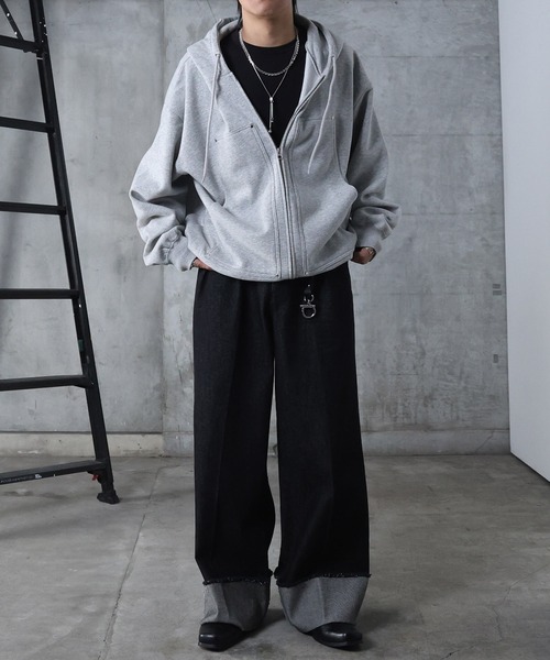 Confirm（コンファーム） パーカー AW ダブルポケット スタッズ