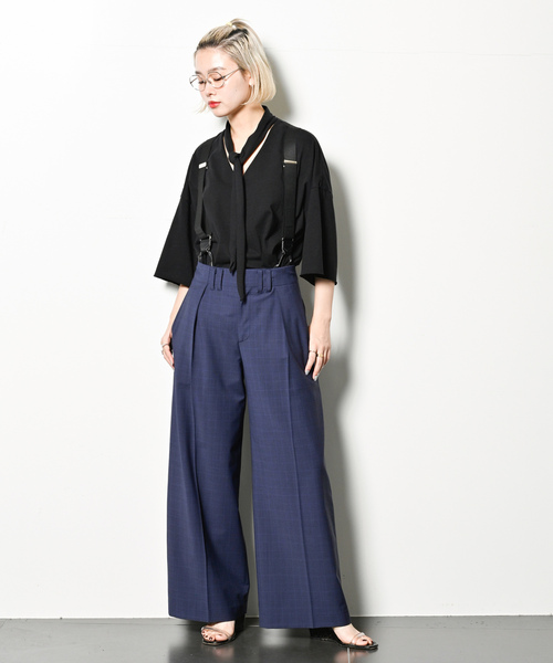 「CITYSHOP」 半袖カットソー FREE ブルー レディース_画像6