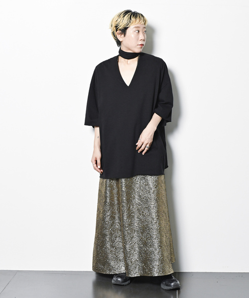 「CITYSHOP」 半袖カットソー FREE ブルー レディース_画像7