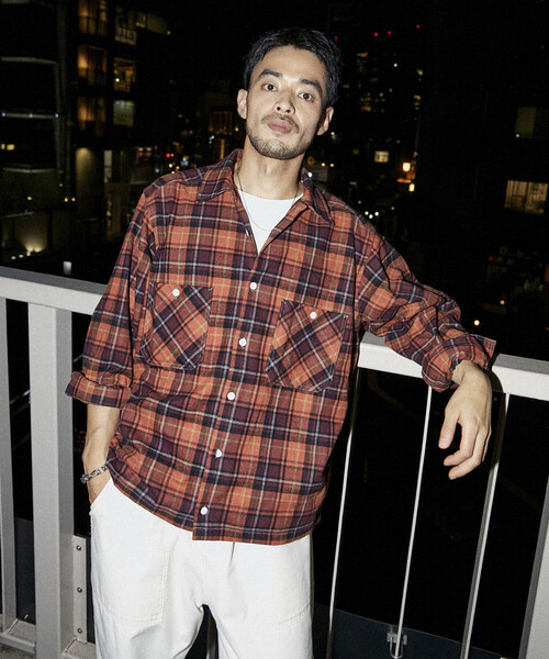 RED KAP（レッドキャップ） シャツ 別注 フランネル クロップド ロング
