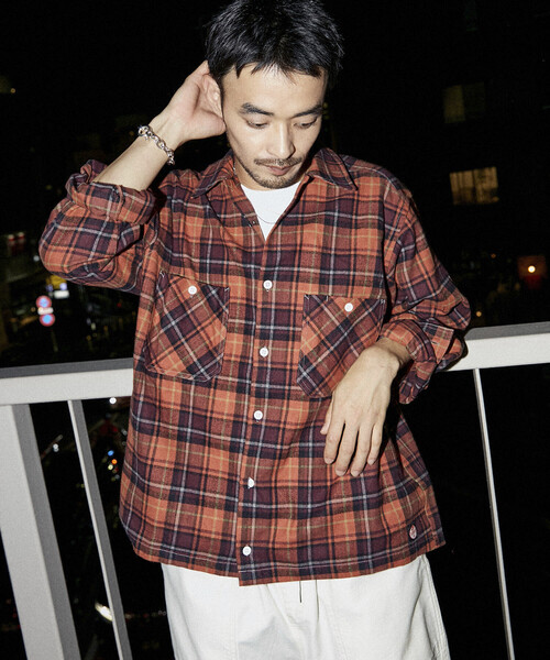 RED KAP（レッドキャップ） シャツ 別注 フランネル クロップド ロング