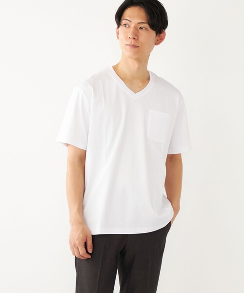 「SHIPS Colors」 半袖Tシャツ LARGE ホワイト メンズ_画像6