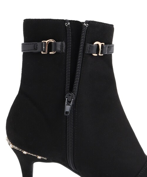 ESPERANZA（エスペランサ） ブーツ ジュエルヒールショートブーツ