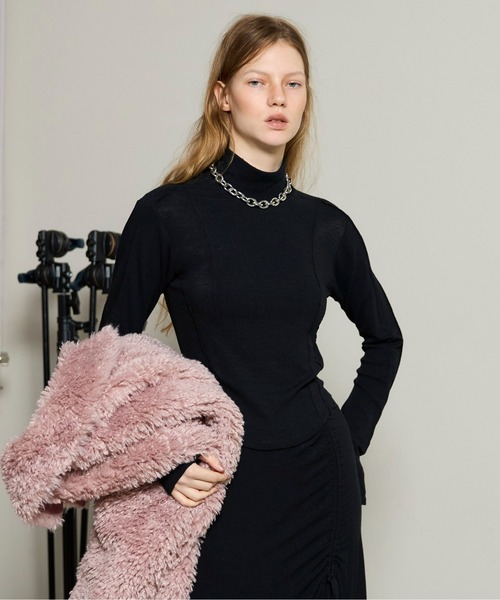 MAISON SPECIAL（メゾンスペシャル） tシャツ Angel Wool Turtleneck