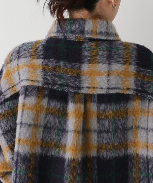 RAGEBLUE（レイジブルー） ブルゾン アウター シャギーチェックBIG CPO