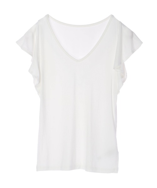 「DURAS」 半袖カットソー FREE ブラック レディース_画像2