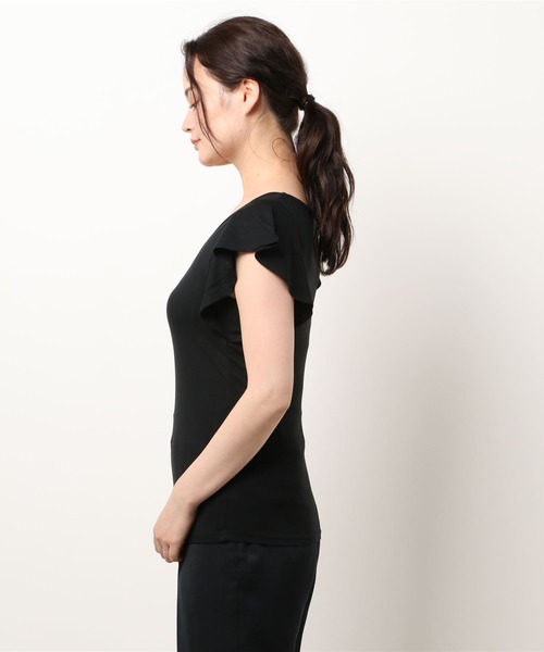 「DURAS」 半袖カットソー FREE ブラック レディース_画像5
