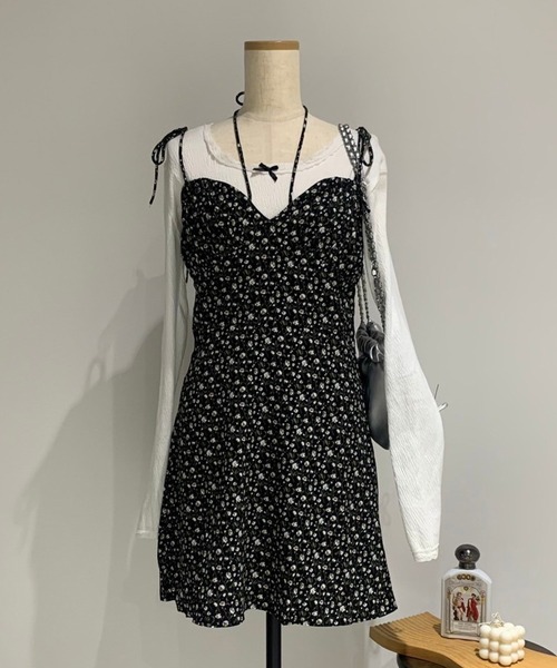 「paravion」 キャミソールワンピース FREE アイボリー レディース_画像2