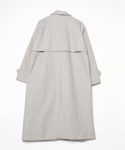 「feepur」 コート MEDIUM 杢グレー レディース_画像2