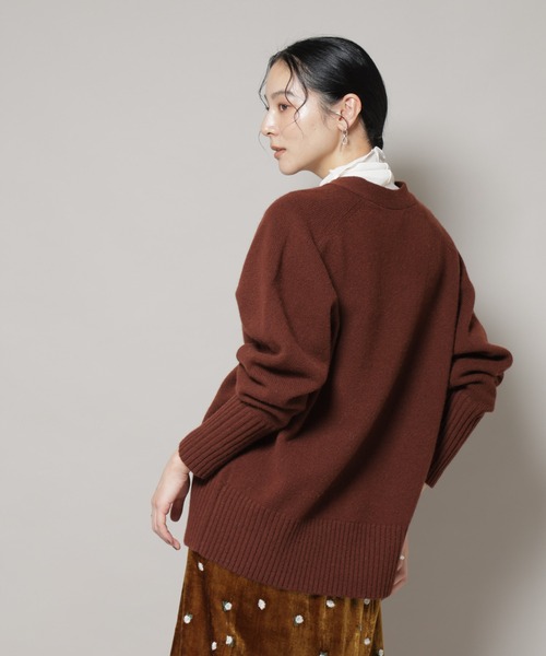 NANO universe（ナノ・ユニバース） カーディガン AQUAウールカシミヤV